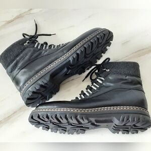 BLONDO Mens 2 Tone Leather Lace Up Insulated Waterproof Combat Ankle Boots Sz 12